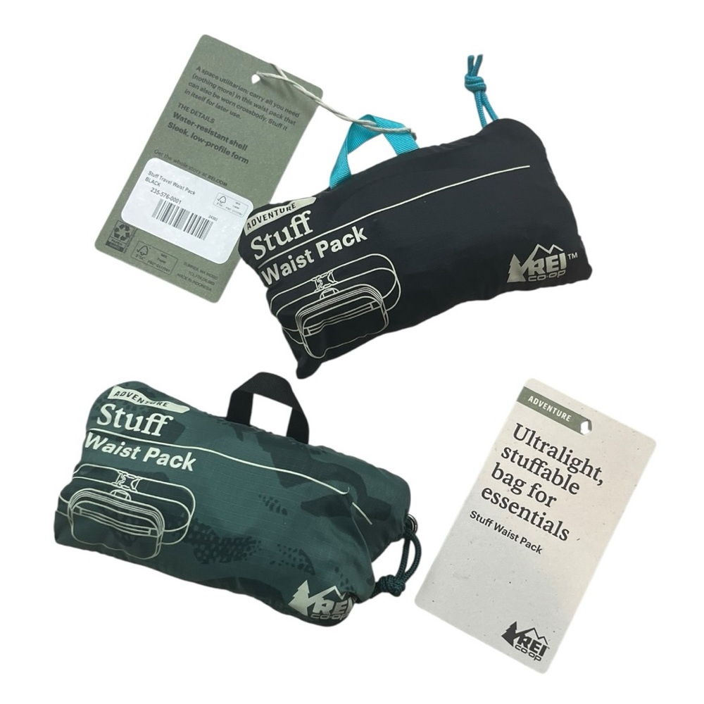 REI Ultralight, stuffable bag for
essentials
Stuff Waist Pack